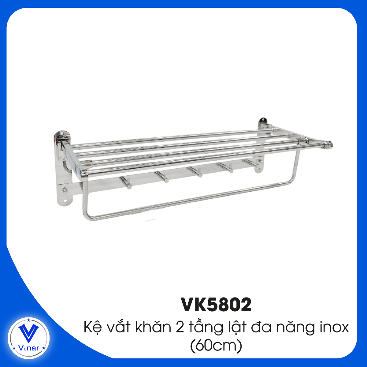 ke-vat-khan-2-tang-lat-da-nang-inox-vk5802