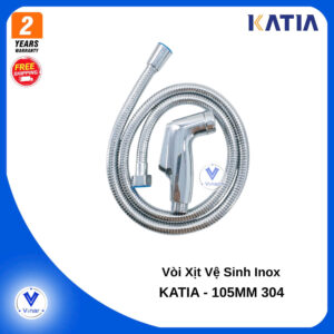 Vòi Xịt Vệ Sinh Inox 105MM 304