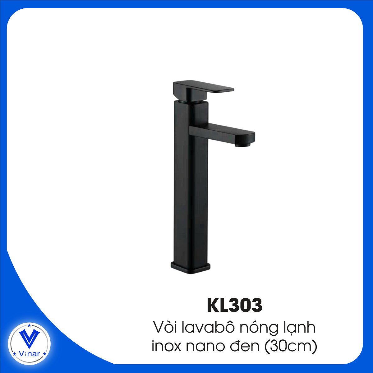 voi-lavobo-nong-lanh-inox-nano-den(30cm)-KL303